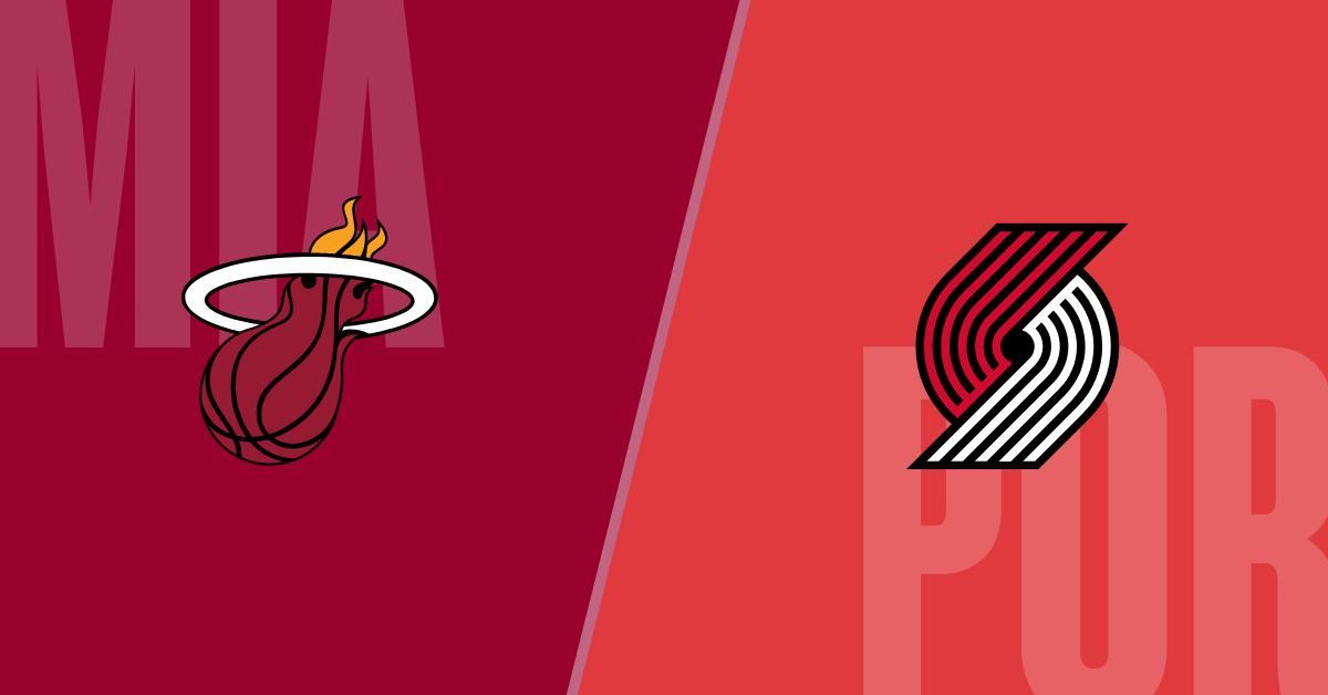 NBA GAMETHREAD: Miami HEAT (19-17) @ Portland Trail Blazers (12-24) – Hot Hot Hoops