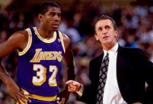 Magic Johnson Pat Riley