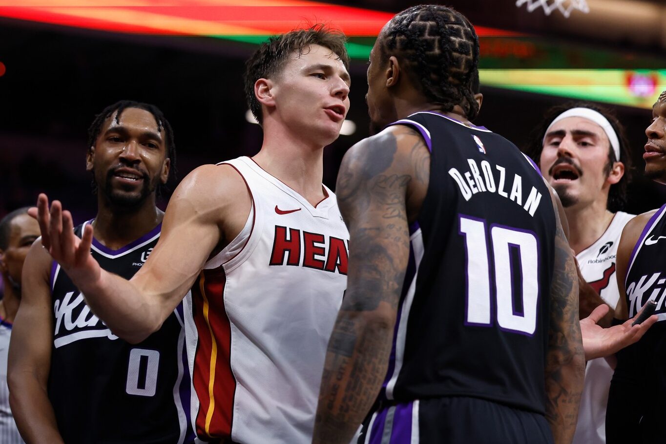 Pelle Larsson DeMar DeRozan Heat Kings