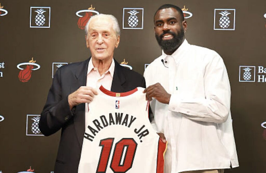Pat Riley Tim Hardaway Jr.